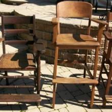 Wooden billiard chairs (restored)