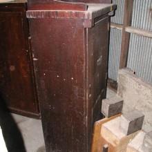No. 40 Combination Coat Closet & Cue Rack, orginal antique