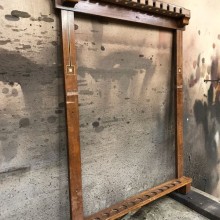 Restored antique Hudson/Kling Cue Rack