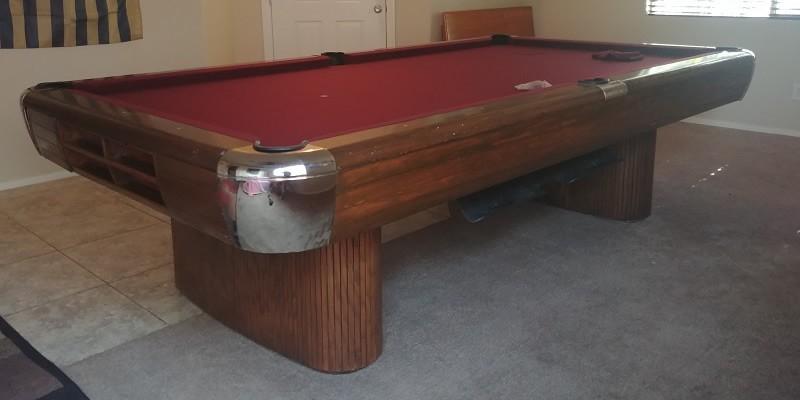 The Anniversary - Antique billiard table done wrong