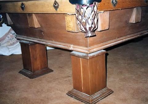 The Monterey Mission - Antique billiard table done wrong