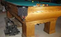 Damaged billiard table Brunswick Sultana