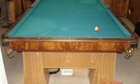 Damaged Brunswick Challenger pool table