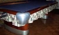 Damaged Anniversary billiards table